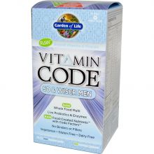 Garden of Life, Vitamin Code, 50 & Wiser Men, 120 UltraZorbe Veggie Caps.